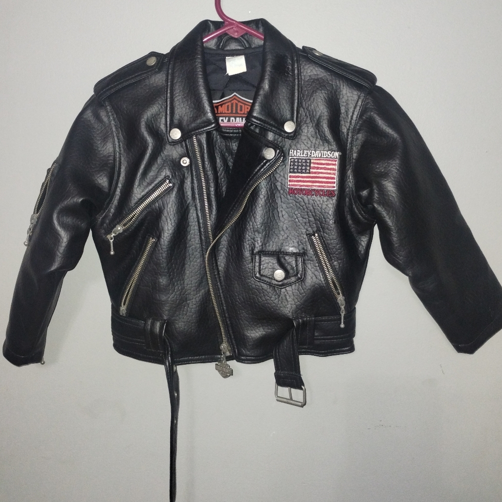 Toddler Vintage Harley Davidson Jacket Size 6